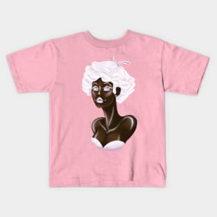 Black Girl Sugar Rose Afro Kids T-Shirt